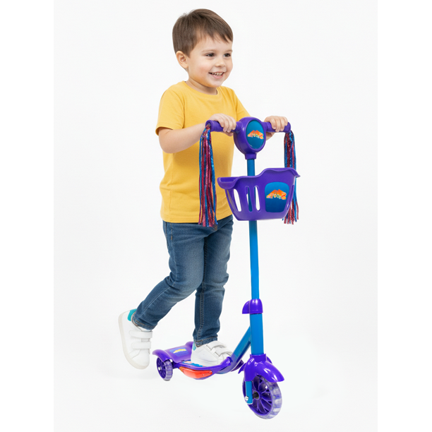 Scooter Para Niños Shendy Vendy Con Luces En Plataforma Freno Trasero