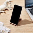 thumbnail image 3 of Wood Cell Phone Stand Detachable Book Stand Universal Mobile Phone Holder Desktop Smartphone Stand Portable Tablet Non Slip Stable Stand for iPhone iPad and All Tablets Android Phones Beige DIY, 3 of 9