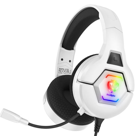 Gaming Headphone for PS5 Xbox PC Stereo Over-Ear Headphones with Noise-Canceling Mic Headphone