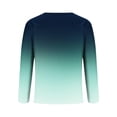 thumbnail image 3 of Blusas y camisas de manga larga con cuello redondo para hombre, estilo casual, cuello redondo, estampado, para fitness, deportes, manga larga, blusa de poliéster., 3 of 4