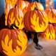 thumbnail image 5 of Linterna de calabaza encendida con llama, linterna de calabaza de Halloween con batería, linterna de calabaza de Halloween, linterna Jack O de alta capacidad, 5 of 8