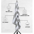 thumbnail image 3 of Toalla de playa Utopia Towels Cabana Stripe, 100% algodón, 76 x 152 cm, 3 of 8