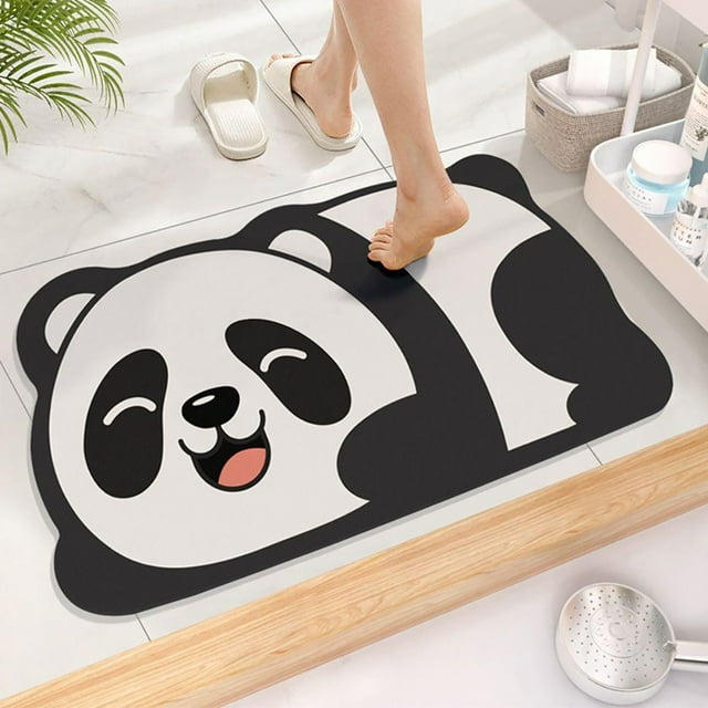 RKSTN Rug Diatomaceous Mud Bathroom Floor Mat, Household Bathroom Antiskid Water Absorption Foot Mat, Kitchen Quick Drying Mat Fall Decorations for Home