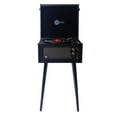 thumbnail image 4 of Arkrocket Tourne-Disque Rétro Bluetooth à 3 Vitesses avec Haut-Parleurs Intégrés et Pieds Amovibles (Noir), 4 of 15