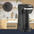 thumbnail image 3 of Newhouse Hardware Single-Serve Coffee Maker with Reusable Pod, K-Cup Compatible, Adjustable Strength, 14 oz Reservoir, Black (NHCM-001-K), 3 of 7
