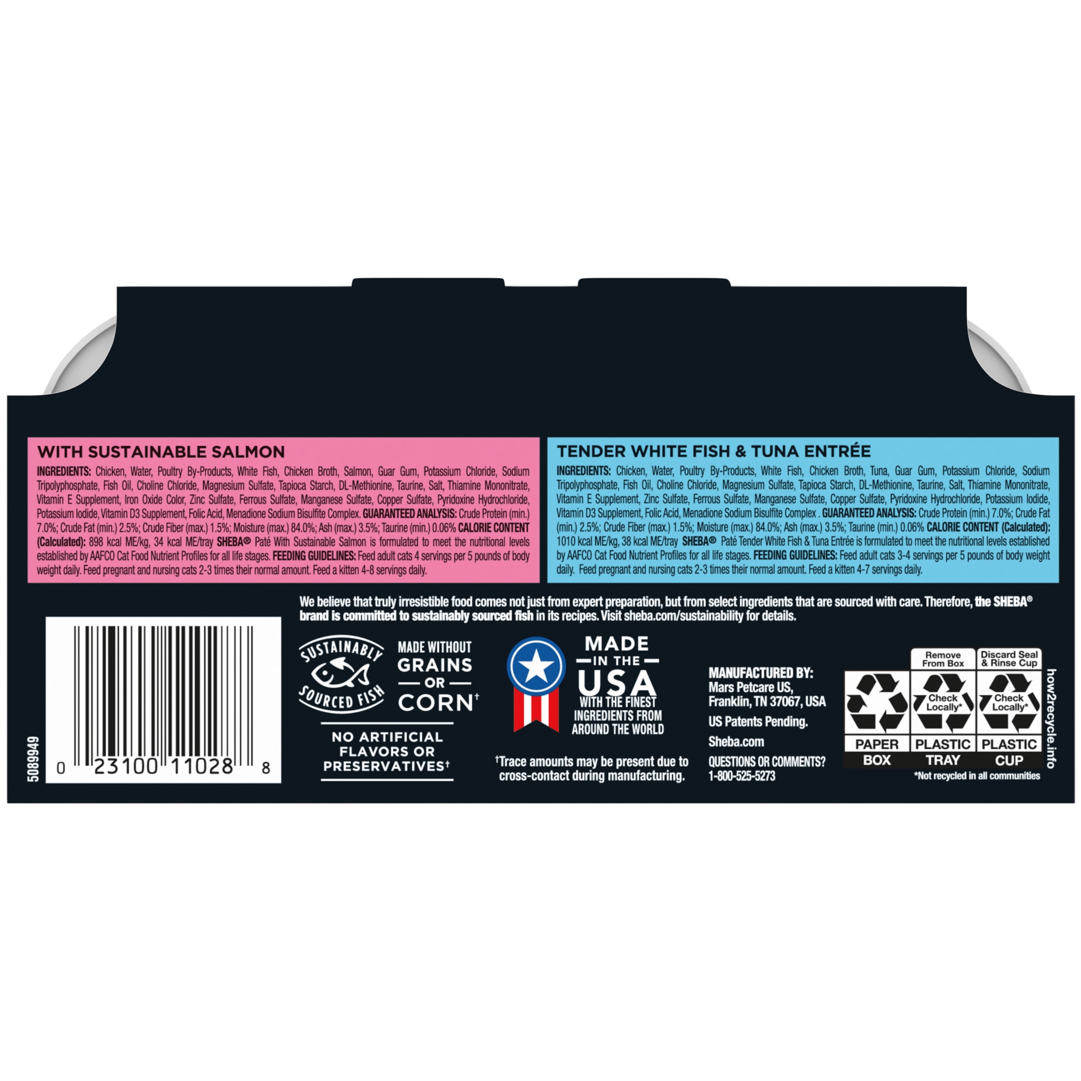 SHEBA Perfect Portions Wet Cat Food Pate Variety Pack photo 2