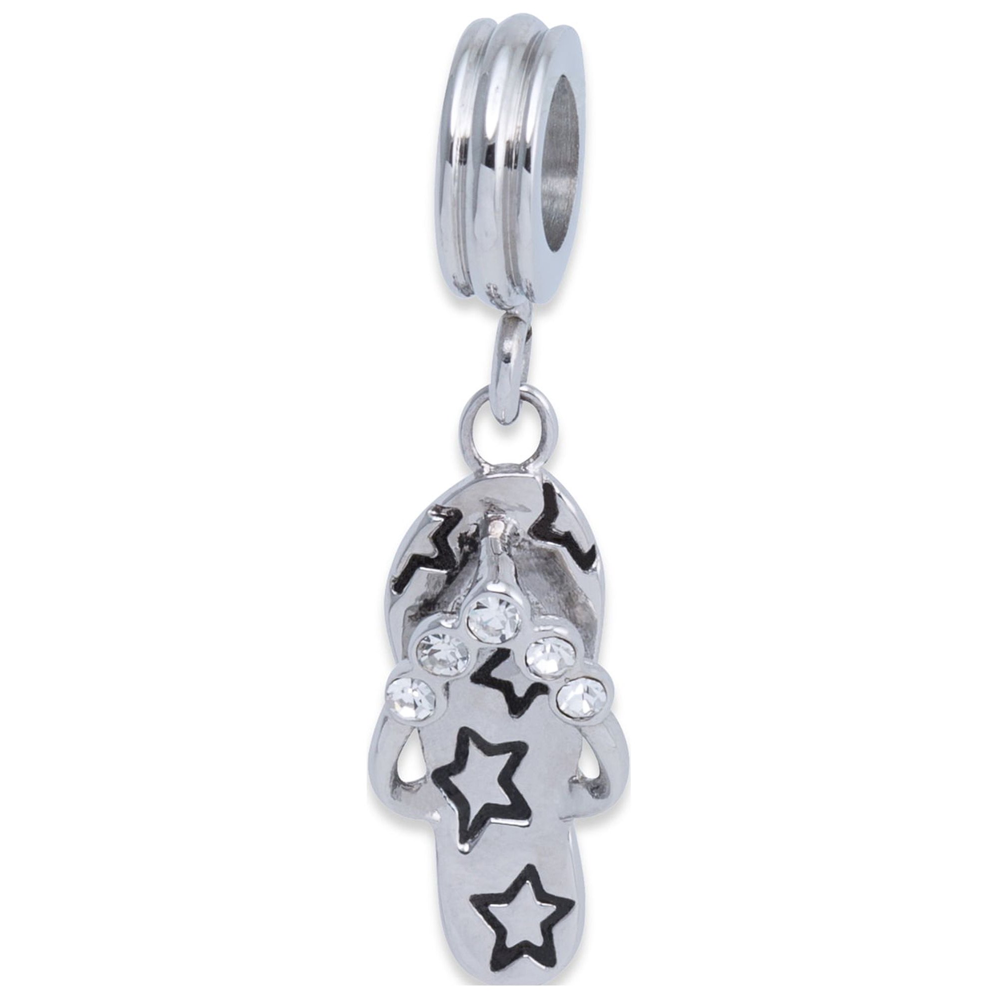 Connections from Hallmark Stainless Steel Flip-Flop Charm