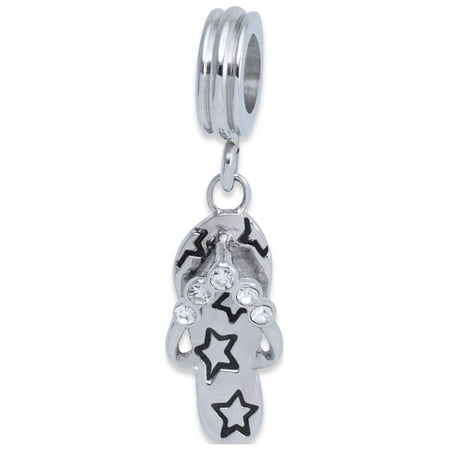 Connections from Hallmark Stainless Steel Flip-Flop Charm