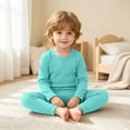 thumbnail image 5 of JFOPQVSM Kids Underwear Set Long Sleeve Thermal Underwear for Toddler,Boys Girls Thermals Base Layer for Cold Weather Unisex (1-7Y), 5 of 7