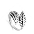 thumbnail image 4 of Oxidized Leaf Filigree Tree Vintage Ring 925 Sterling Silver Band Jewelry Female Male Unisex Size 9, 4 of 4
