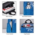 thumbnail image 3 of Balery Blue Christmas With Snowflakes Mochila Ligera para Hombres y Mujeres – Resistente y Impermeable, Ideal para la Escuela, el Trabajo, los Viajes y el Uso Diario, 3 of 7