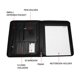 thumbnail image 4 of Vegan Leather Folder Zippered Closure Portfolio for Business /Table and Card Interview Resume Binder, 4 of 5