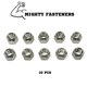 thumbnail image 3 of Tuercas para ruedas Mighty Fasteners de acero inoxidable 304 1/2-20, paquete de 10, 3 of 7