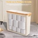 thumbnail image 2 of Toilet Paper Basket, Foldable Toilet Paper Storage Basket with Lid, Toilet Paper Storage Rack, 2 of 5