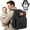 Black, variant on Miracol Diaper Bag Tactical for Dad: 40L Rugged Military-Style Dad Baby Backpack with 16+ Pockets - Water-Resistant 900D Fabric & MOLLE for Organized Travel Gear