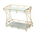 thumbnail image 3 of GROWTH TANK Iron Cosmetic Storage Rack Storage Box Organizer for Bathroom Countertop White, 3 of 5