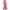 Hot Pink, variant on Wancir Women's Casual Long Sleeve Round Neck Hem T-Shirt Loose Dress with Pockets