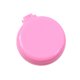 thumbnail image 2 of Pisexur Belleza Maquillaje Cepillo de pelo plegable romántico color macarrón con espejo, redondo, portátil, de bolsillo, mini peine masajeador, tamaño de viaje, para mujerepara mujeres y hombres, 2 of 2