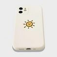 thumbnail image 6 of Compatible with iPhone Case,Silicone Cute Couple Matching Cartoon Sun Moon Camera Lens Protection Soft Shockproof Cover Phone Case (Whitemoon,iPhone 15 Pro Max), 6 of 14