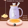 thumbnail image 4 of Taza de café BignoseDeer Cat Kawaii de cerámica con infusor de 380 ml, 4 of 8