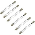 thumbnail image 1 of Bombillas halógenas lineales R7s de 120 W, bombillas de seguridad halógenas de bajo consumo y ecológicas J78, paquete de 6 bombillas halógenas lineales de 78 mm de longitud, 1 of 4