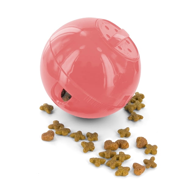 Dispensador de comida para gatos PetSafe SlimCat rosa para todas las razas