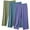 Blue, variant on KyCheLot Women's Plus Size Capri Pants 3 Pack Mid Waist Breathable Solid Color Comfy Casual Pants