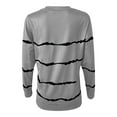 thumbnail image 6 of Ichuanyi Fall Tops for Women 2022 Fashion Women Print Long Sleeve Comfortable Breathable O-Neck Shirt Tops, 6 of 6