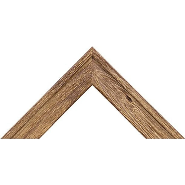 Light Brown Barnwood Picture Frame 1" deep for 3/4" Canvas, (Different