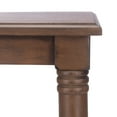 thumbnail image 6 of SAFAVIEH Cassie Amish Style Brown Rectangle Wood End Table (19.8 in. W x 15 in. D x 30 in. H), 6 of 9