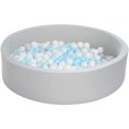 thumbnail image 1 of UHAPPYEE Grande Fosse à Balles Souple pour Tout-Petit, 51 x 11,8 Po Fosse à Balles en Mousse pour Bébé Enfants Piscine à Balles Ronde Souple Enfants Tout-Petit, Fosse à Balles Ronde Intérieure en Mousse Mémoire Sans Balles - Gris, 1 of 1