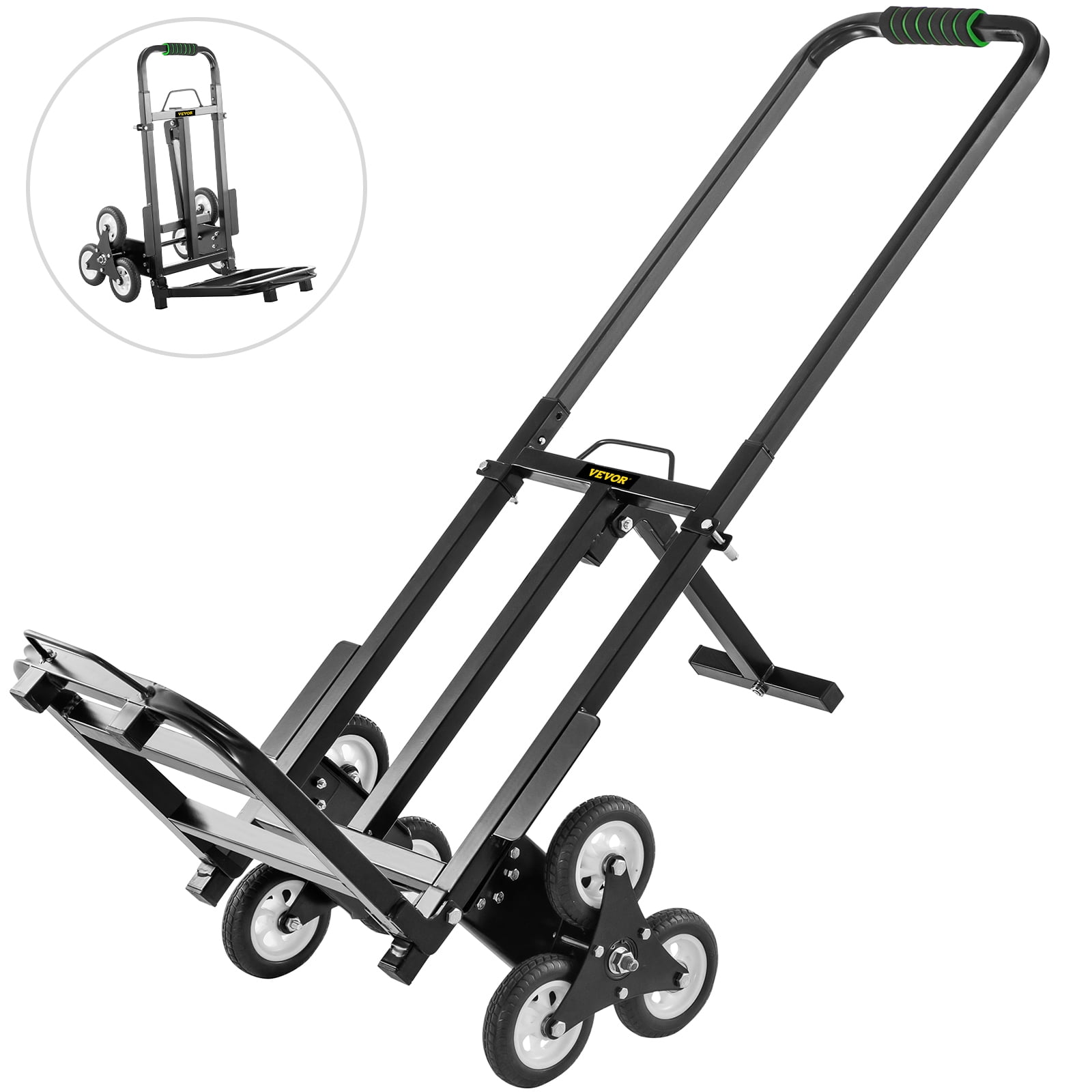 MaxWorks 50562 Adjustable Multi-Functional Mobile Dolly Roller Base 500 lbs Load Capacity for Appliances and Furniture Gray 