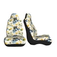 thumbnail image 3 of Honeii Bees Collecting Nectar for Car Seat Covers Full Set, Seat Covers for Cars, Car Seat Protector Waterproof, Leather Car Seat Cushion-1, 3 of 9
