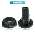 thumbnail image 4 of Unique Bargains 1 Set Upper Radiator Mount Bushing Bracket with Support Sleeve para BMW 228i No.17117596922/17117596923, 4 of 6