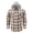 Q7-Khaki, variant on Havenx Flannel Plaid Hoodie Shirt for Men Long Sleeve Button Down Hooded Shirts with Chest Pockets Drawstring Hoodies Stylish Lightweight Fall Winter Loose Fit Clothes