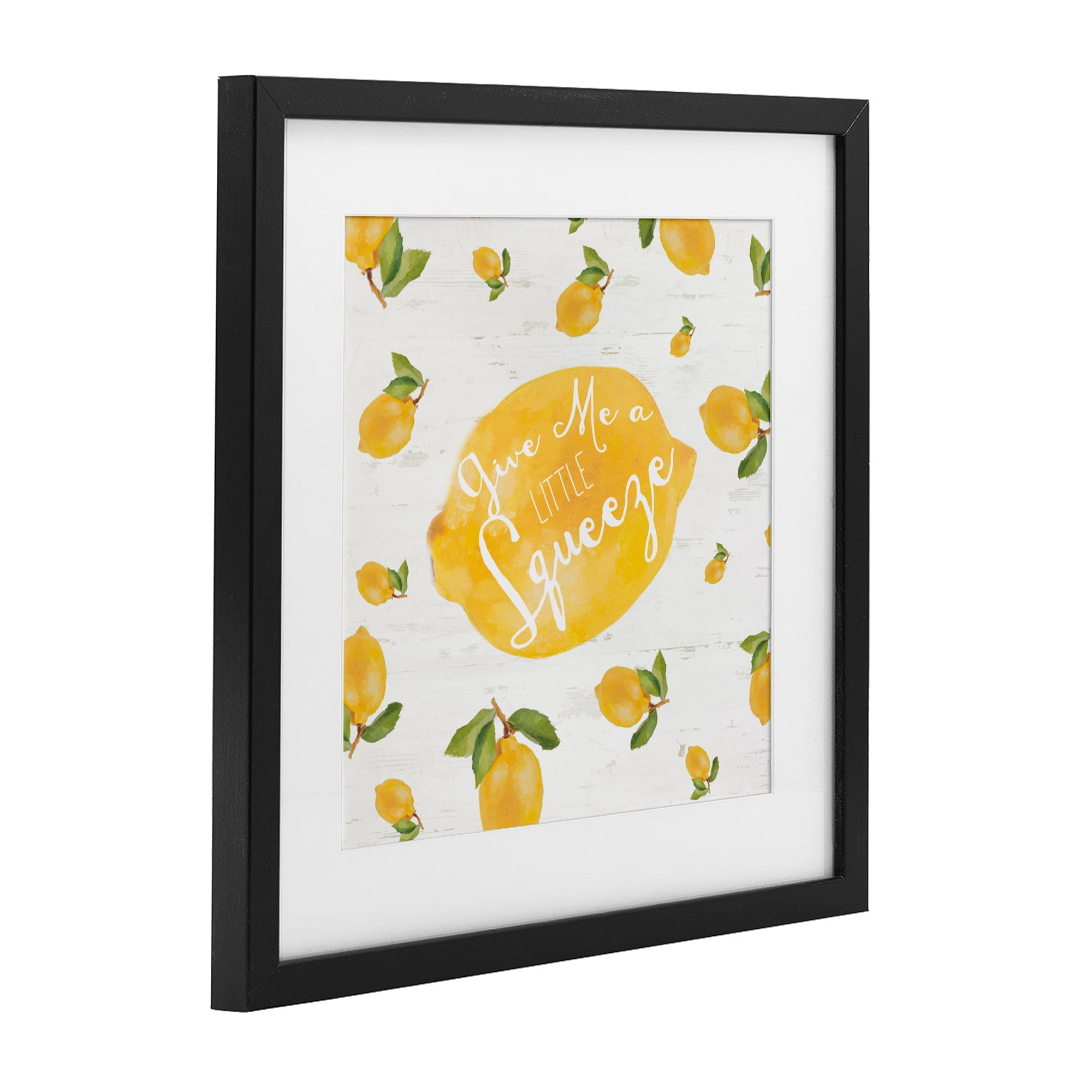 Stupell Industries Give Me A Squeeze Black Framed Print Under Glass, design by Lanie Loreth