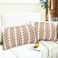 thumbnail image 2 of Decorative Throw Pillow Covers Set of 2 Coffee Pillow Covers 12x20 Inch Throw Pillow Cover Linen Pillowcase Modern Boho Farmhouse Outdoor Pillow Covers for Couch Sofa Bed Living Room, 2 of 6