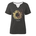 thumbnail image 4 of CONZONE Women's Summer T-Shirts Short Sleeve Bohemian T Shirts for Women Casual V Neck Graphic Lightweight Tees Soft Cozy Dailywear, 4 of 4