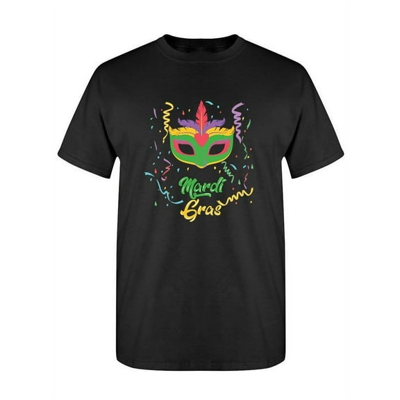 Mardi Gras Mask T-Shirt Women -SPIdeals Designs, Female 5X-Large