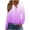 Purple A, variant on Enjoytime Button Down Shirts for Women Patchwork Printed Long Sleeve Hoodies Blouses Trendy Business Casual Tops