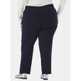 thumbnail image 3 of Just My Size by Hanes Women's Plus Tummy Control Dress Pants, Sizes 0X-4X, Regular & Petite, 3 of 5