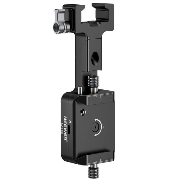 Neewer CA108 Vertical Mount for DJI RS4/RS3 - 1s Quick Switch, 180° Rotation, Anti-Drop Design