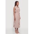 thumbnail image 2 of Women's Striped Sleeveless Midi Shirt Dress, 2 of 3