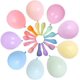 thumbnail image 1 of 100 globos pastel multicolor de 10.0 in, globos de látex macarrón y suministros de fiesta con globos para decoración de cumpleaños, ceremonia de fiesta, boda, 1 of 3
