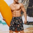 thumbnail image 2 of Yuyamidu Mushroom Mens Swim Trunks Quick Dry Shorts with Side Pockets Beach Swimwear Elastic Bathing Suits Soft Swimming Shorts with Pockets Man L, 2 of 8