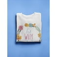 thumbnail image 3 of Snarky Florals Vii. Sweatshirt Women -June Erica Vess Designs, Female x-Large, 3 of 4