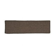 Colonial Mills HD35A008X028SX Natural Wool Houndstooth - Cocoa Stair Tread -single Rug