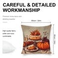 thumbnail image 2 of cake wine pumpkin Linen toss pillowcase decoration pillowcase gifting preferred 24x24 inch cushion cover sofa pillowcase sofa bedroom living room car, 2 of 8