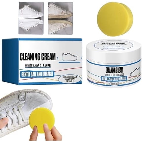 2024 New White Shoe Cleaning Cream, Shoes Multifunctional Cleaning Cream
