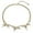 Gold, variant on Rock Horse Chunky Choker Necklace for Women - Exaggerated Running Horses Link Chain Adjustable Short Necklaces Animal Bib Chains Punk Gothic Statement Jewelry